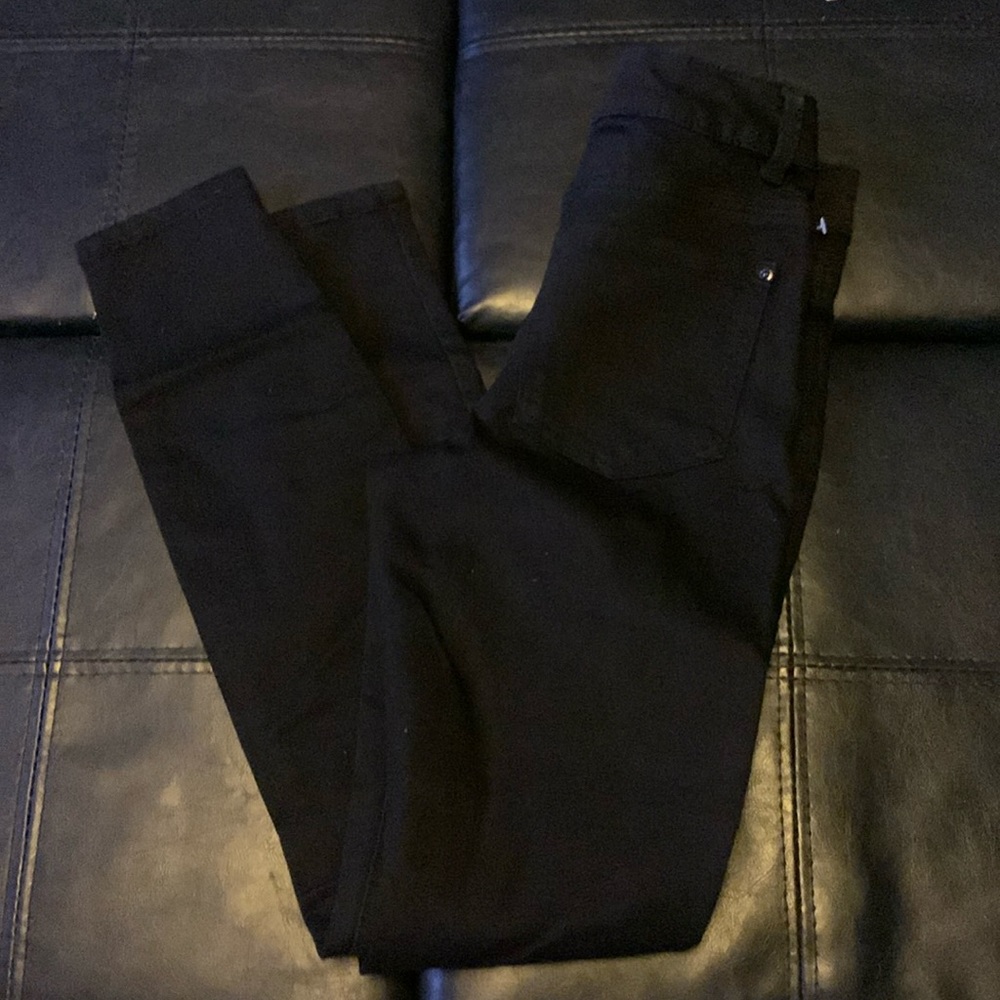 High rise skinny jeans